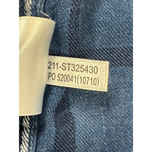 Tommy Bahama Mens XXL Hola Indigo Bering Blue Plaid Short Sleeve Button-Up Shirt - Picture 12 of 12